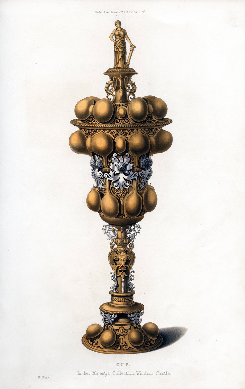 Puchar, początek XVII wieku, 1843. autorstwa Henry Shaw