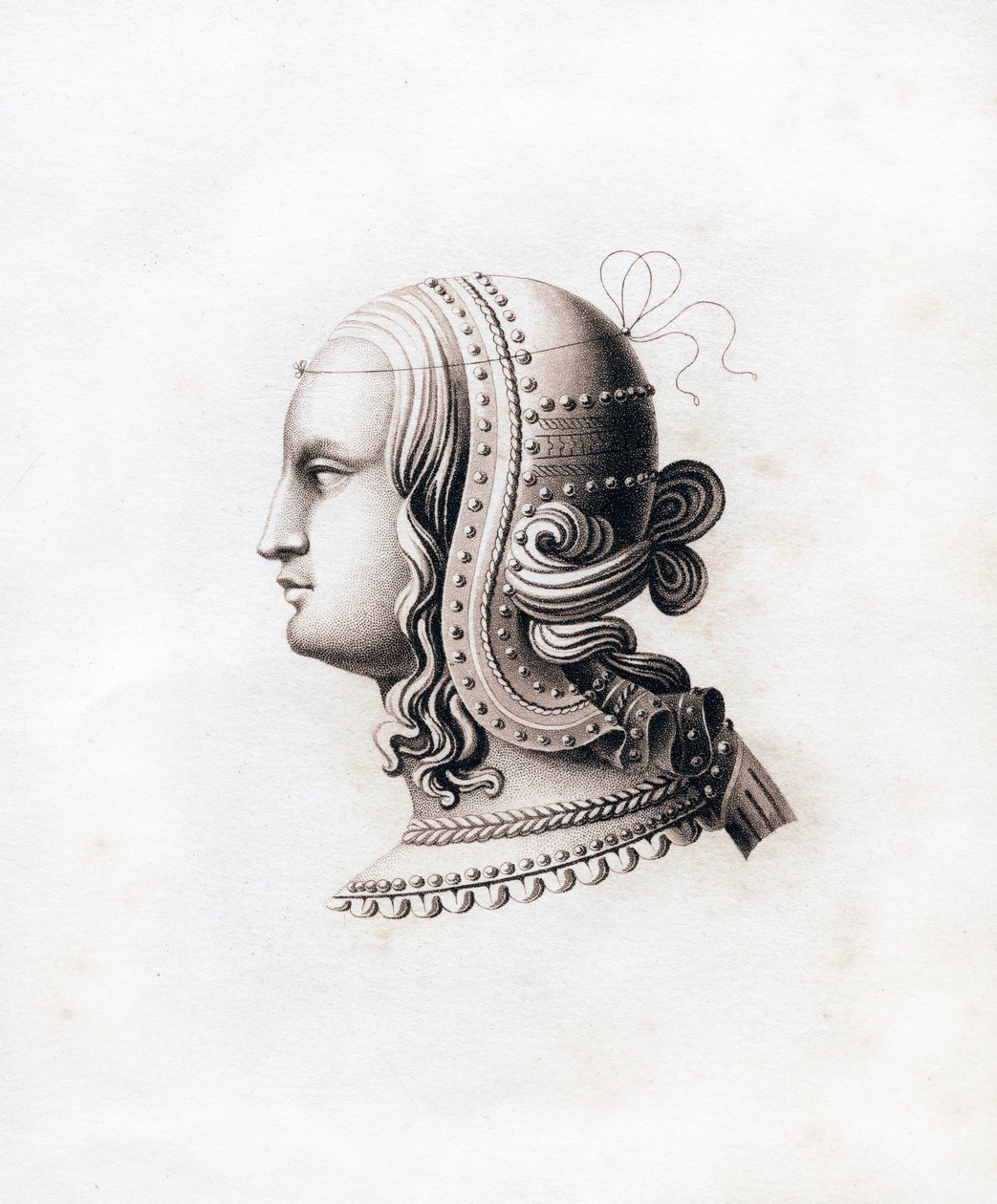 Nakrycie głowy, początek XVI wieku, 1843. autorstwa Henry Shaw