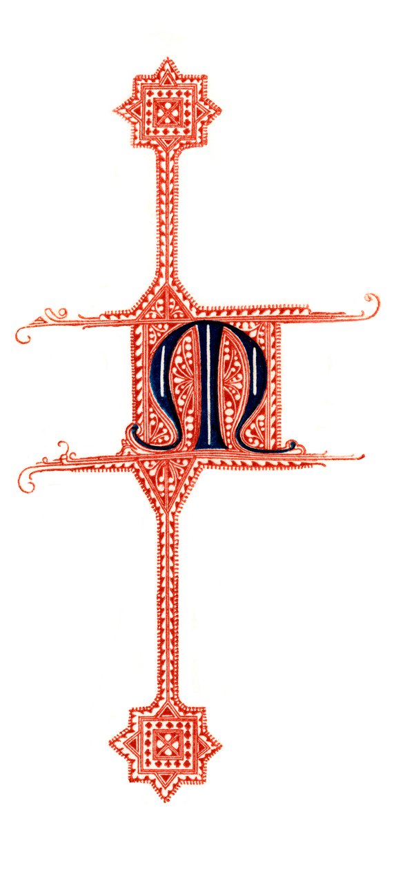 Pierwsza litera M, 1843. autorstwa Henry Shaw