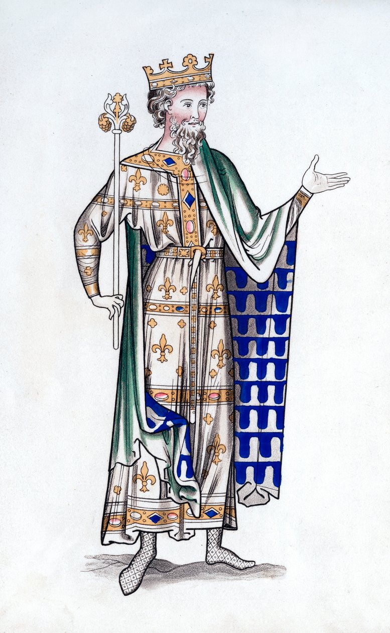 Król, koniec XII wieku, 1843. autorstwa Henry Shaw