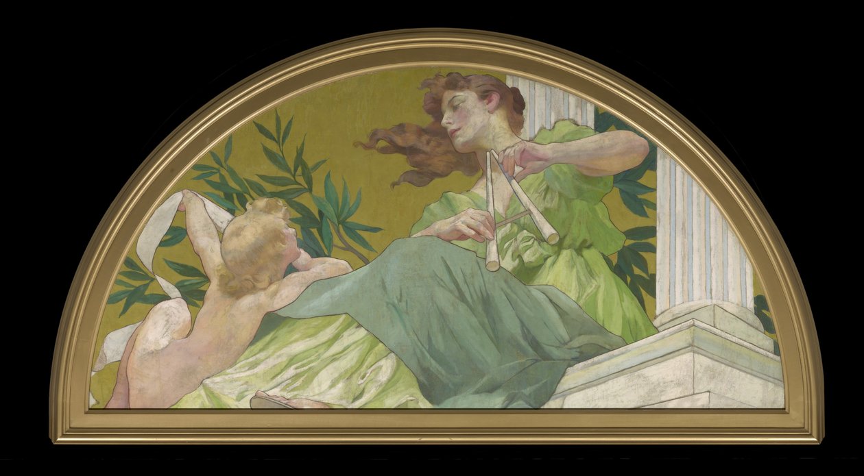 Muza Muzyki, 1893 autorstwa Henry Siddons Mowbray