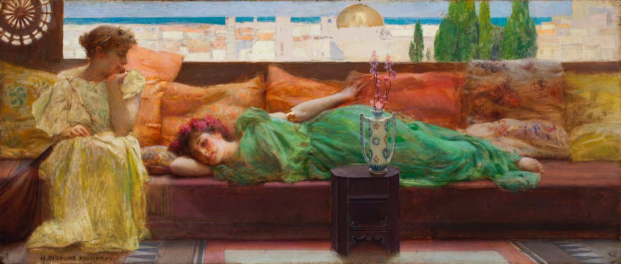 Odpoczynek autorstwa Henry Siddons Mowbray