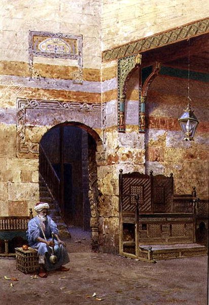 Wnętrze, Kair autorstwa Henry Sutton Palmer