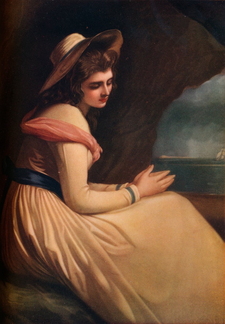 „Lady Hamilton jako Ariadna”, c18th century autorstwa Henry T Greenhead