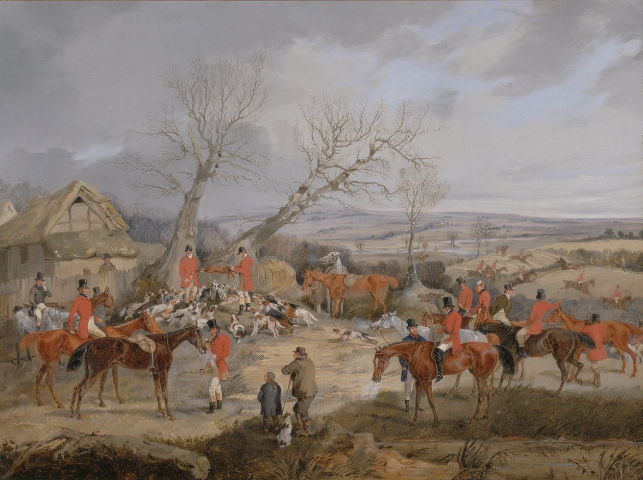 Scena polowania, The Kill autorstwa Henry Thomas Alken