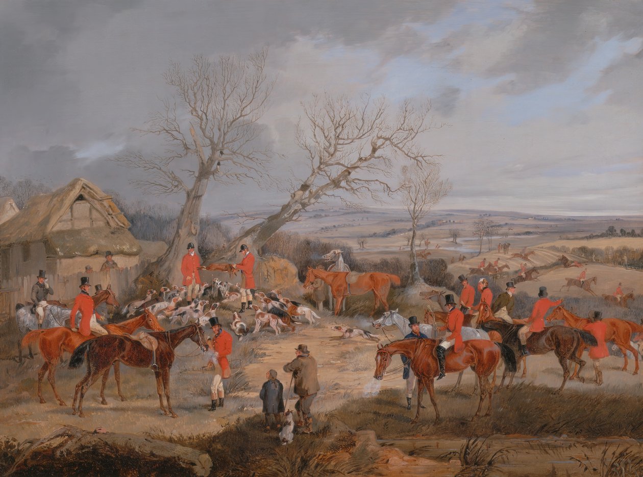 Scena polowania: Zabójstwo, ca. 1840. autorstwa Henry Thomas Alken