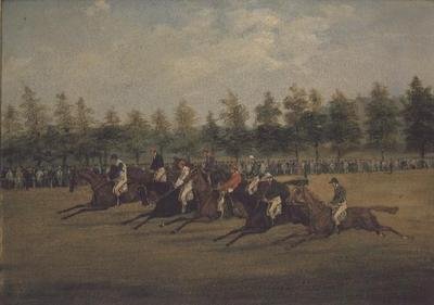Początek St.Leger autorstwa Henry Thomas Alken