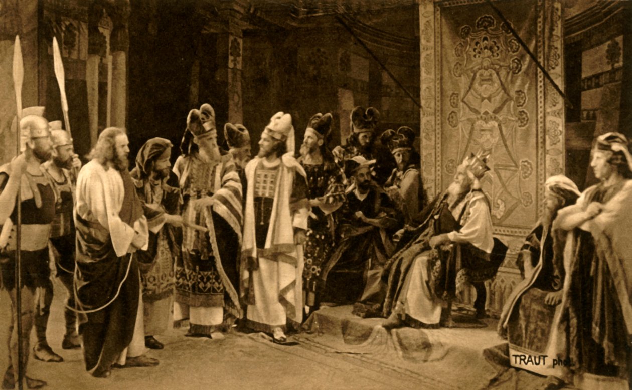 Jezus przed Herodem, 1922. autorstwa Henry Traut