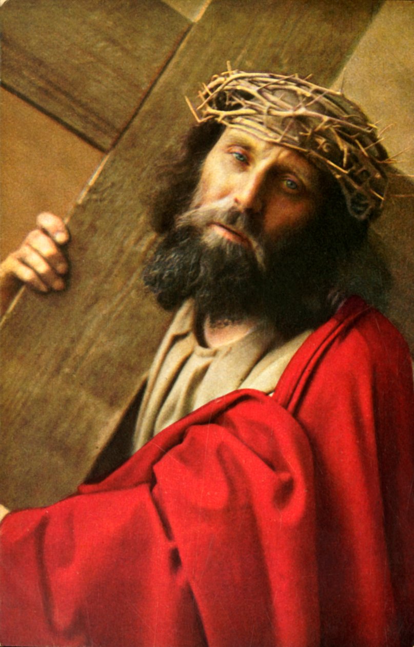 Jezus niosący krzyż, 1922. autorstwa Henry Traut