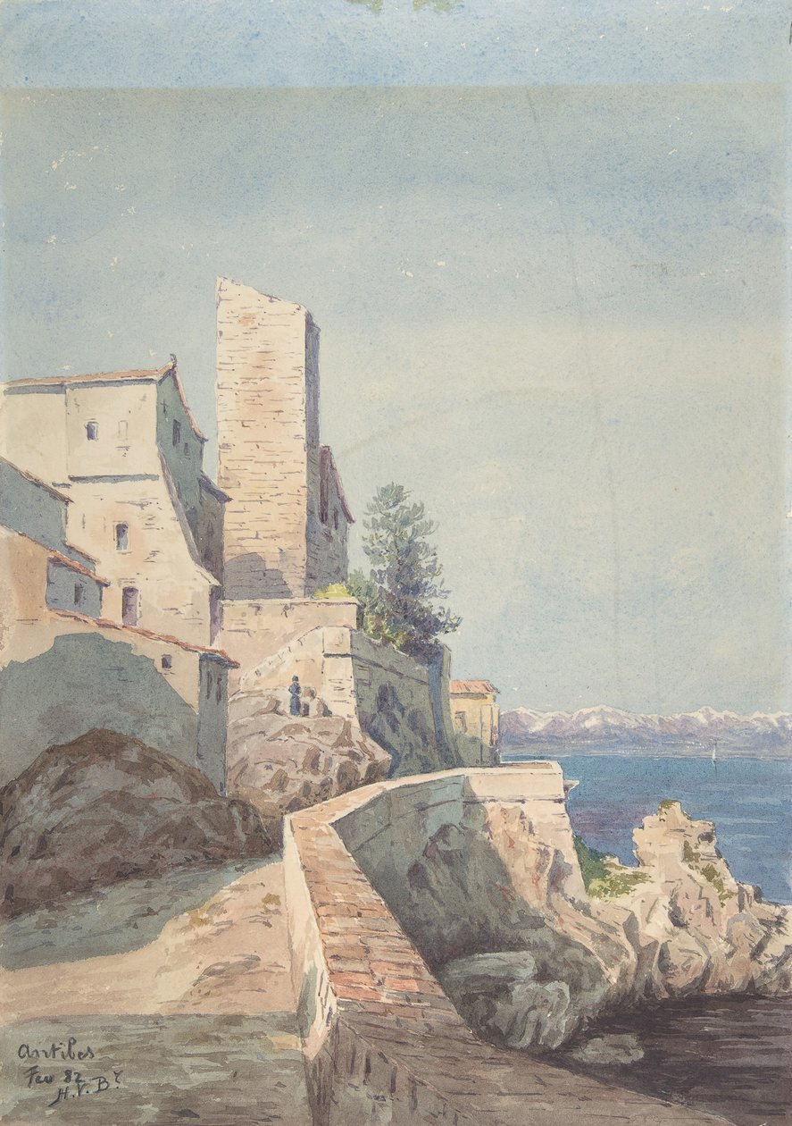 Antibes, 1882. autorstwa Henry Victor Burgy