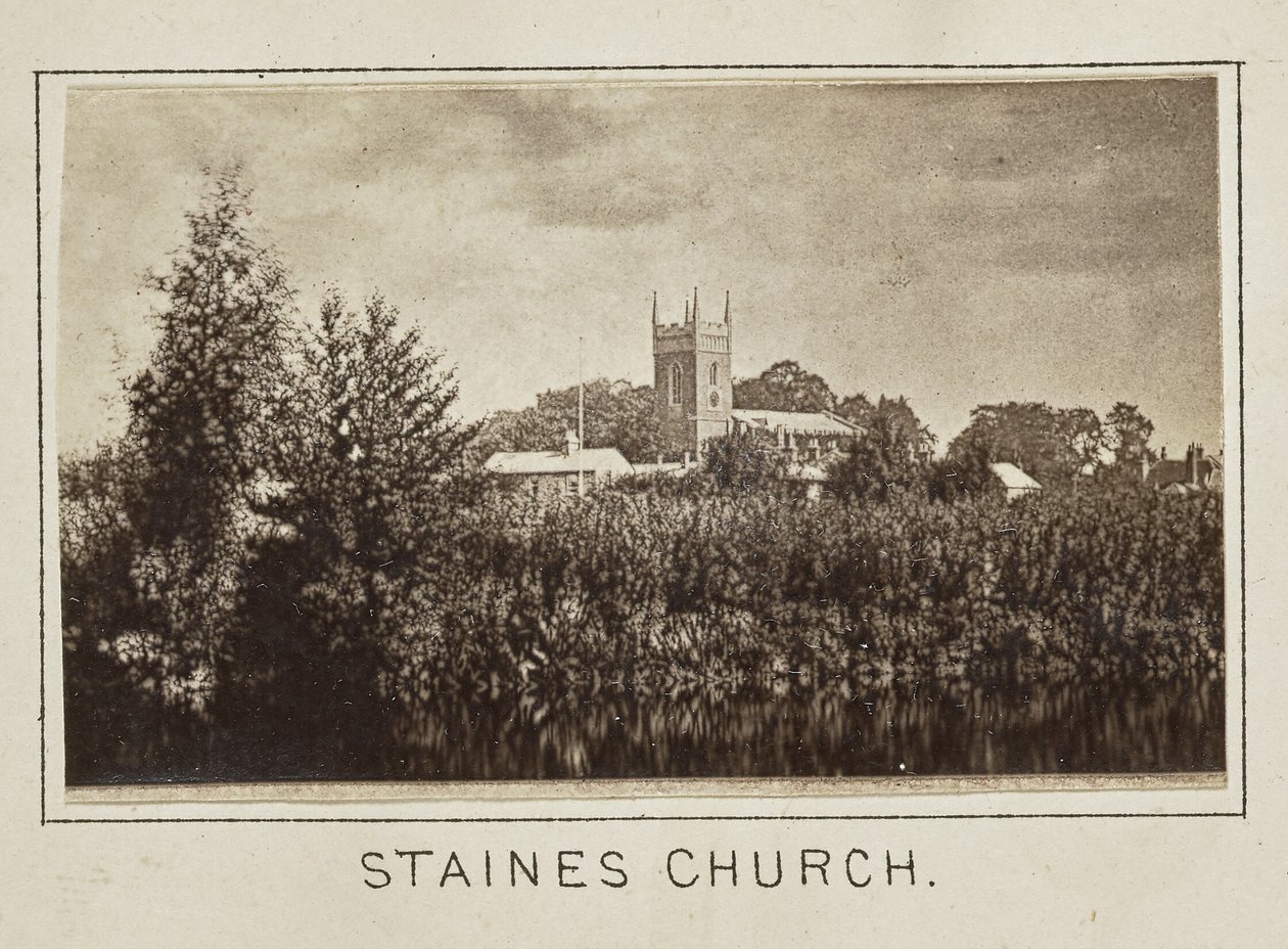 Kościół Staines autorstwa Henry W. Taunt