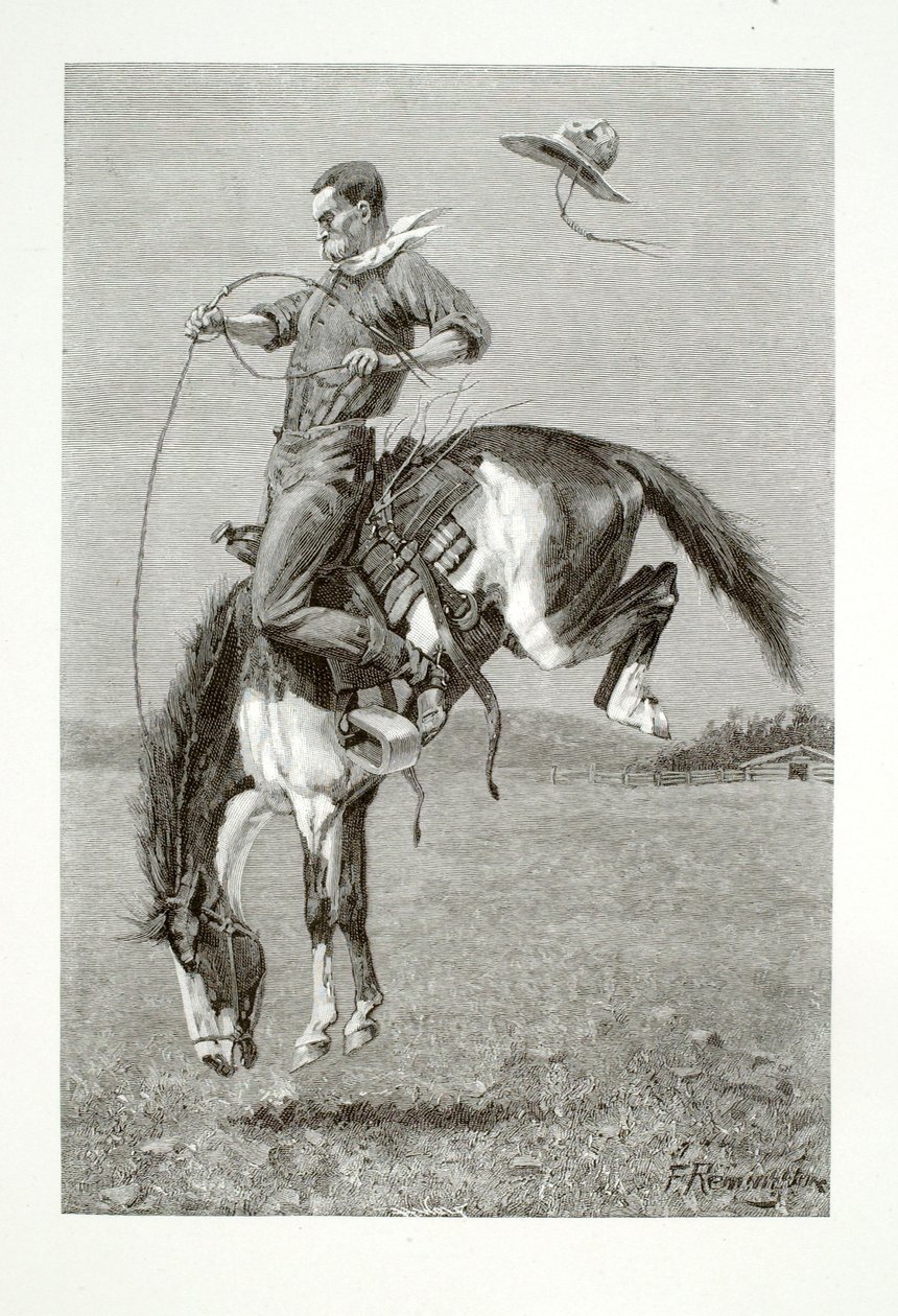 Bucking Bronco autorstwa Henry Wolf