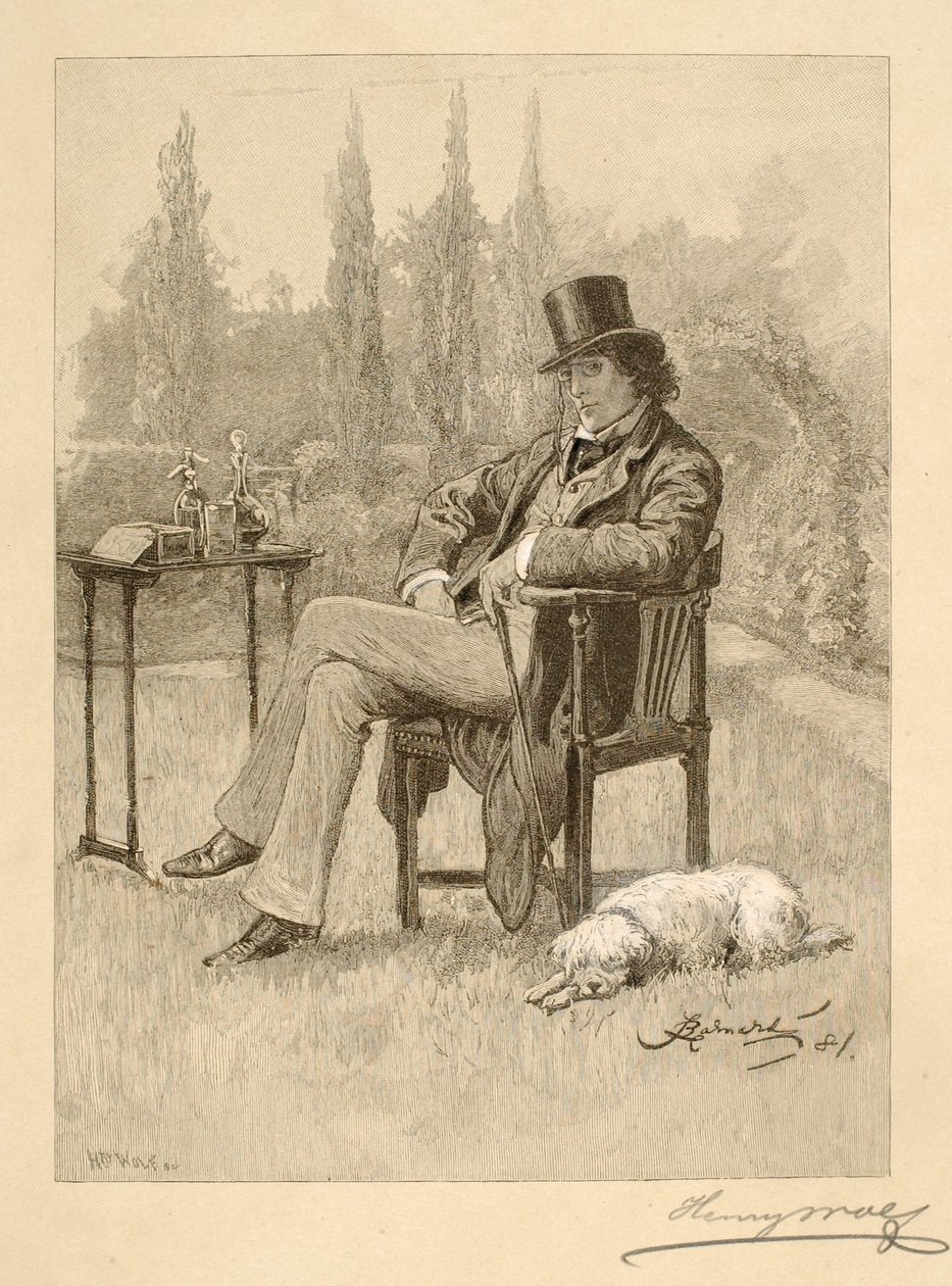 Henry Irving w domu autorstwa Henry Wolf