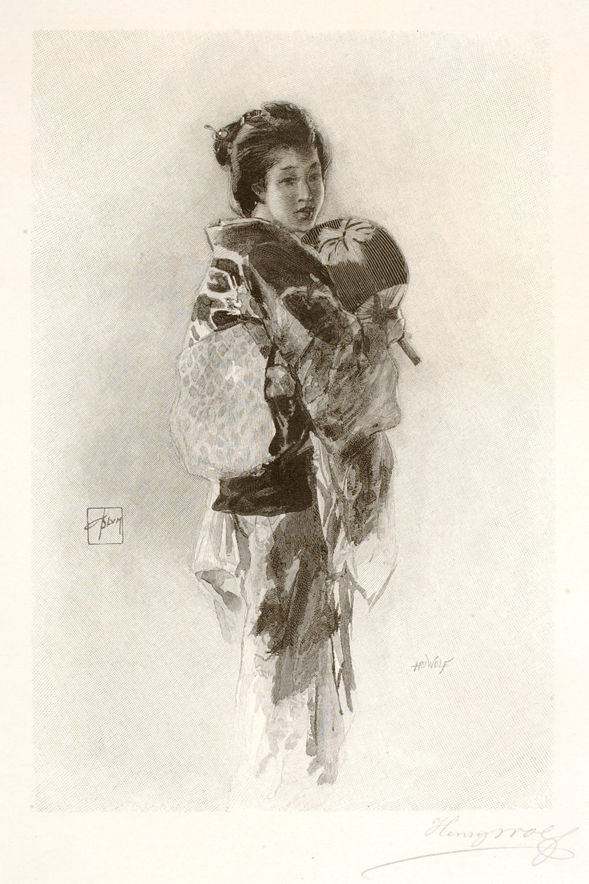 Japońska dziewczyna (The Musmee) autorstwa Henry Wolf