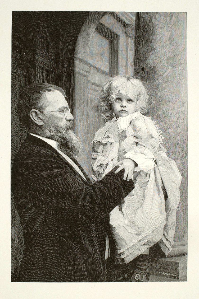Lenbach i jego dziecko autorstwa Henry Wolf