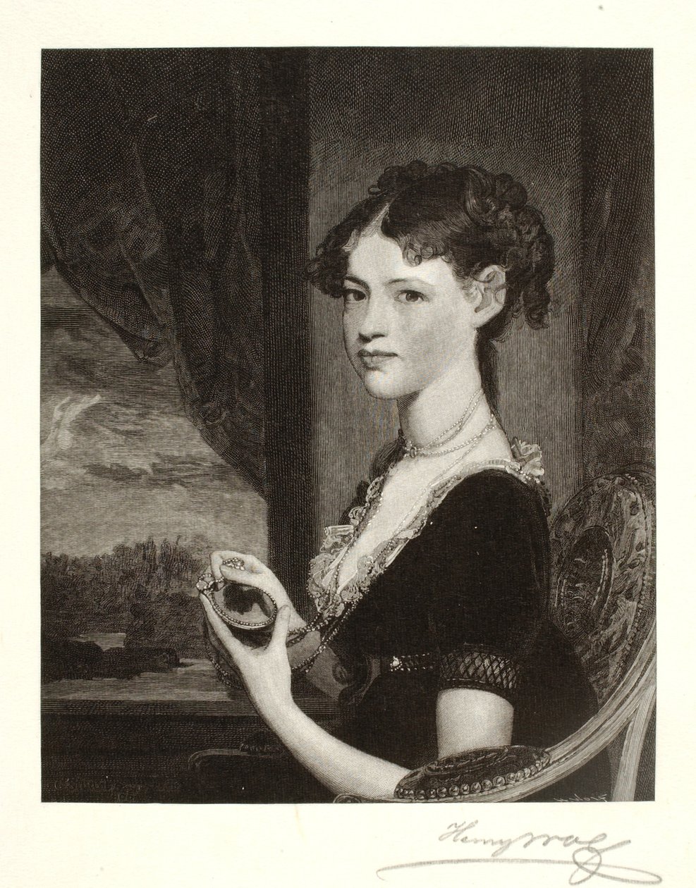 Nancy Penington autorstwa Henry Wolf