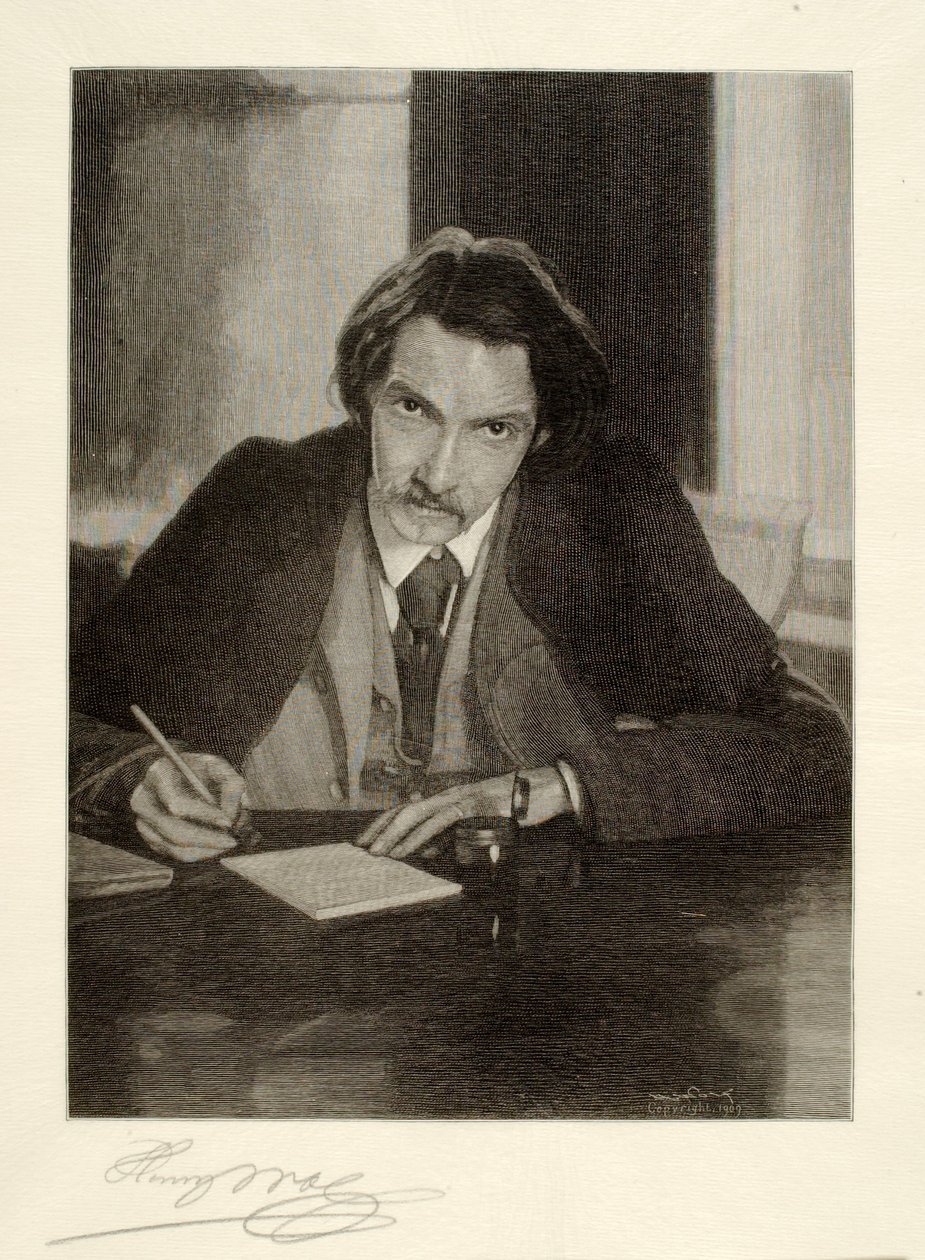 Robert Louis Stevenson autorstwa Henry Wolf