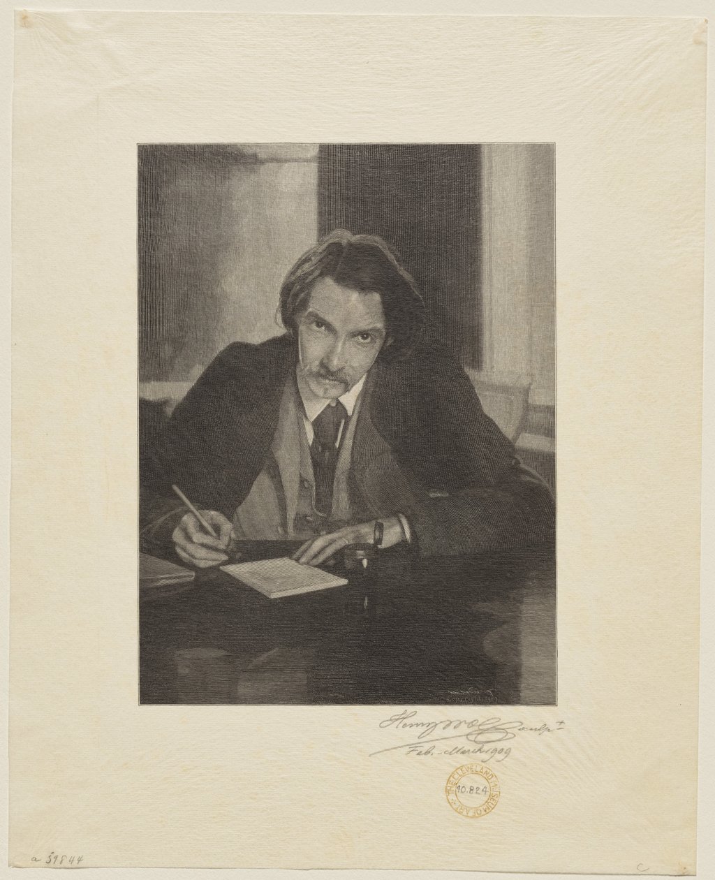 Robert Louis Stevenson autorstwa Henry Wolf