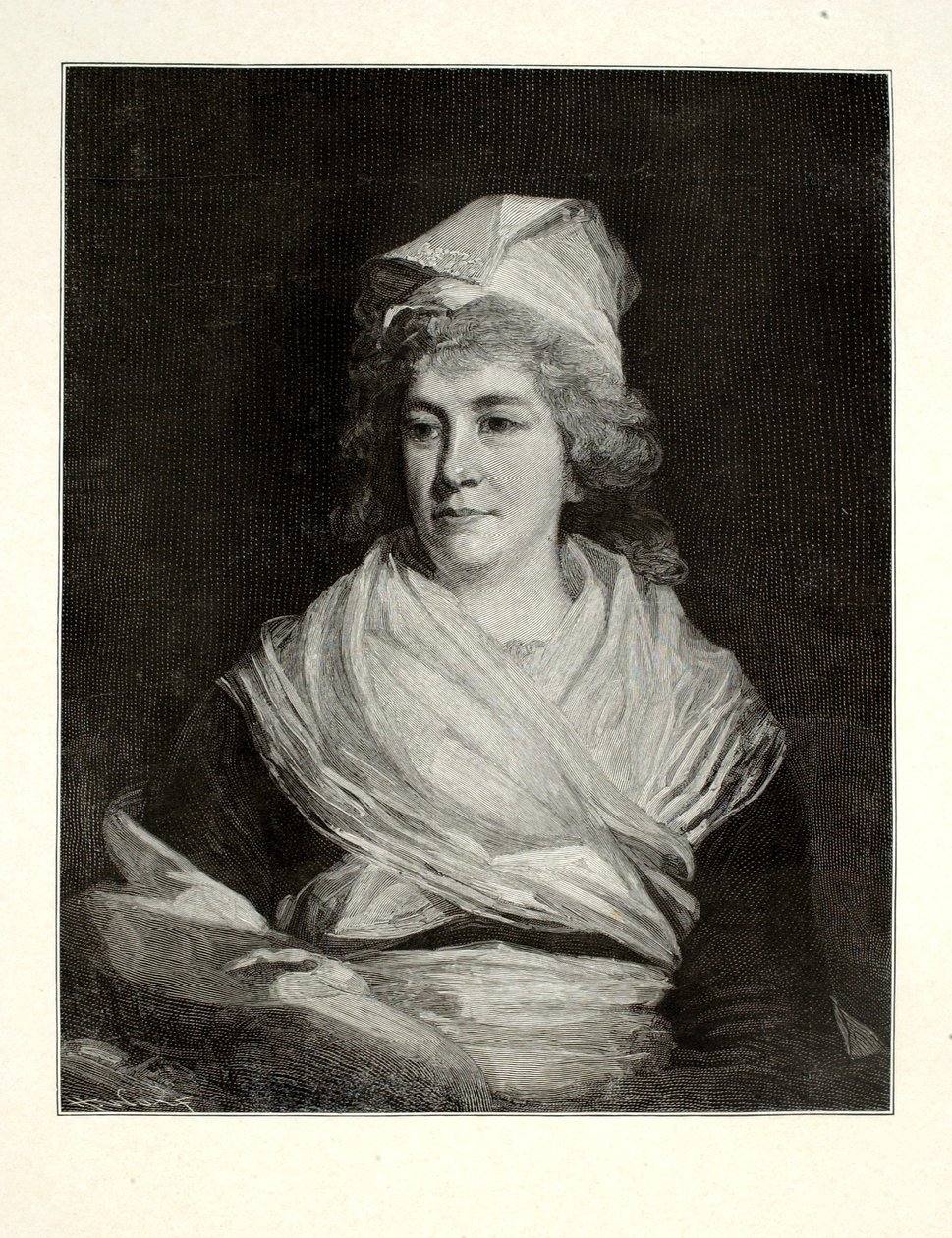 Sally Franklin (Sarah Bache) autorstwa Henry Wolf