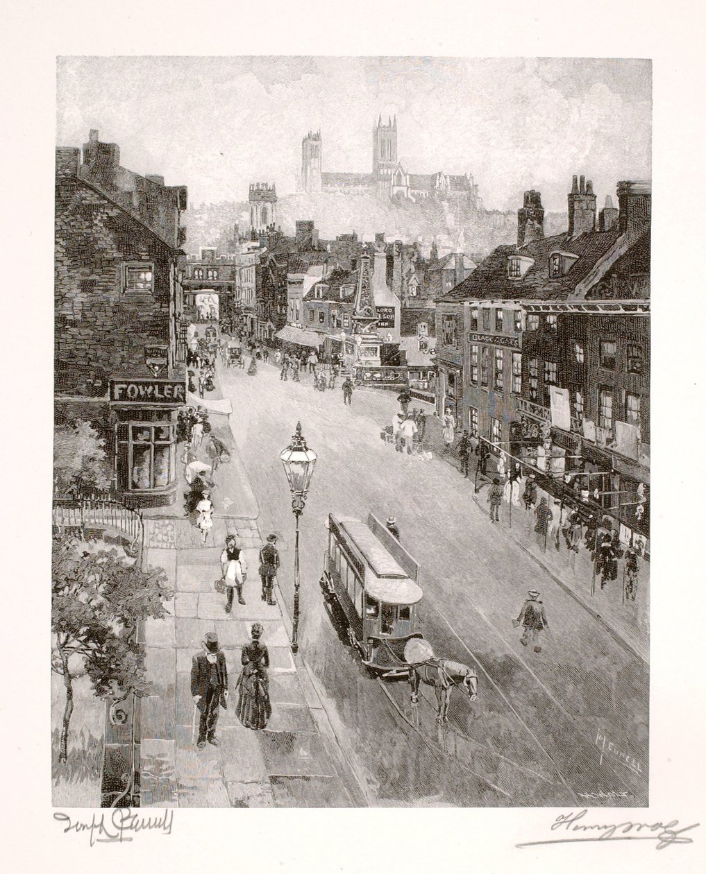 Katedra od strony High Street autorstwa Henry Wolf
