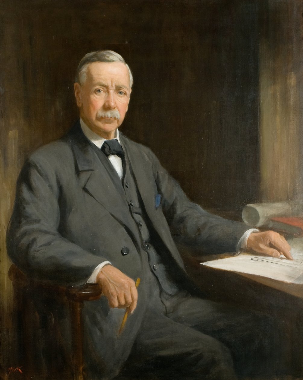 James Thomson, ok. 1925 (olej na płótnie) autorstwa Henry Wright Kerr