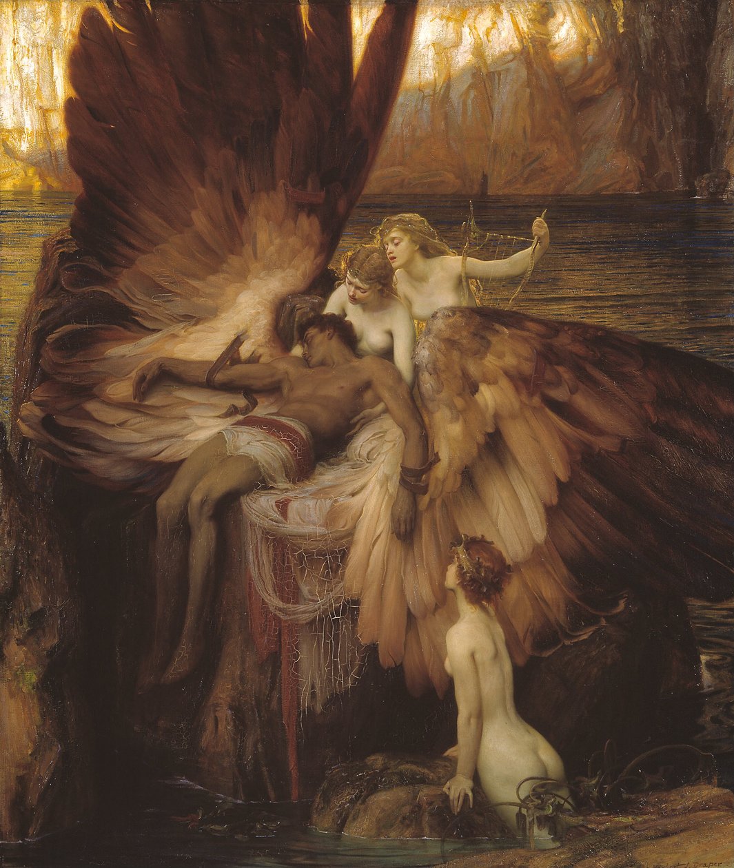 Lament nad Ikarem autorstwa Herbert James Draper