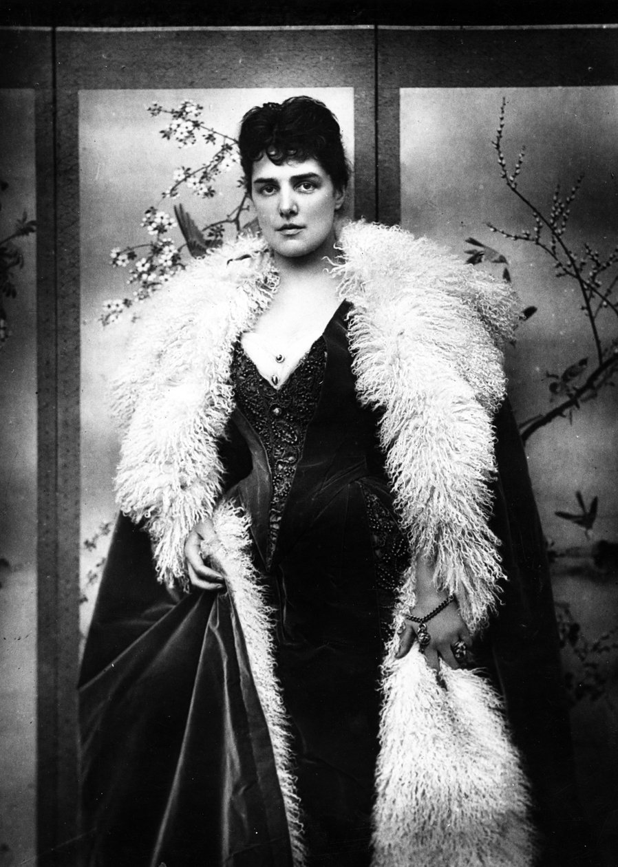 Lady Randolph Churchill, 1888 r. autorstwa Herbert Rose Barraud