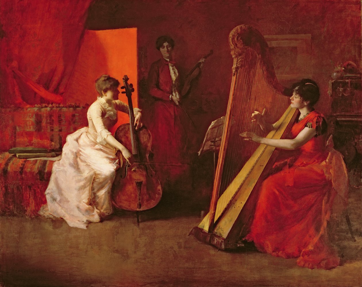 Trio, 1886 autorstwa Herbert A. Denman