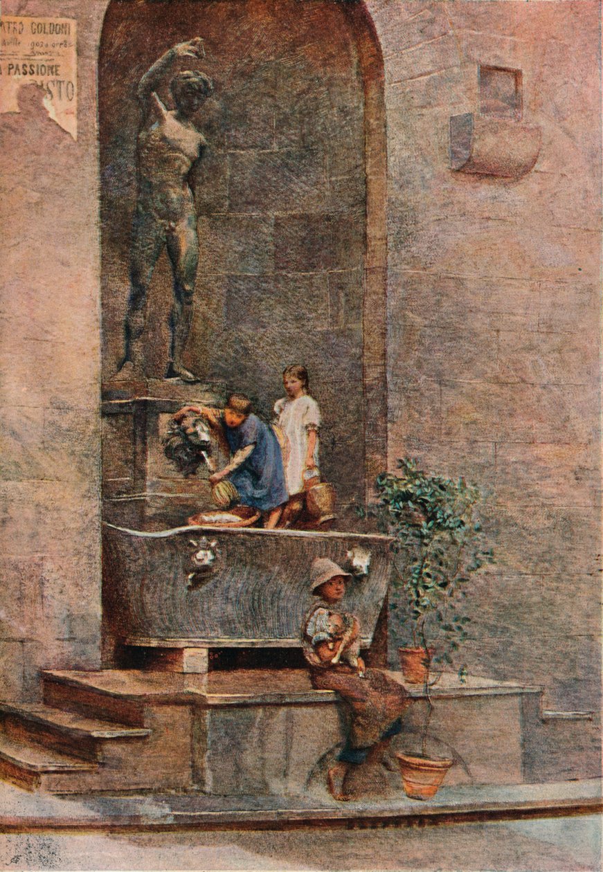 „Fontanna”, ok. 1904 r. autorstwa Herbert Alexander Collins