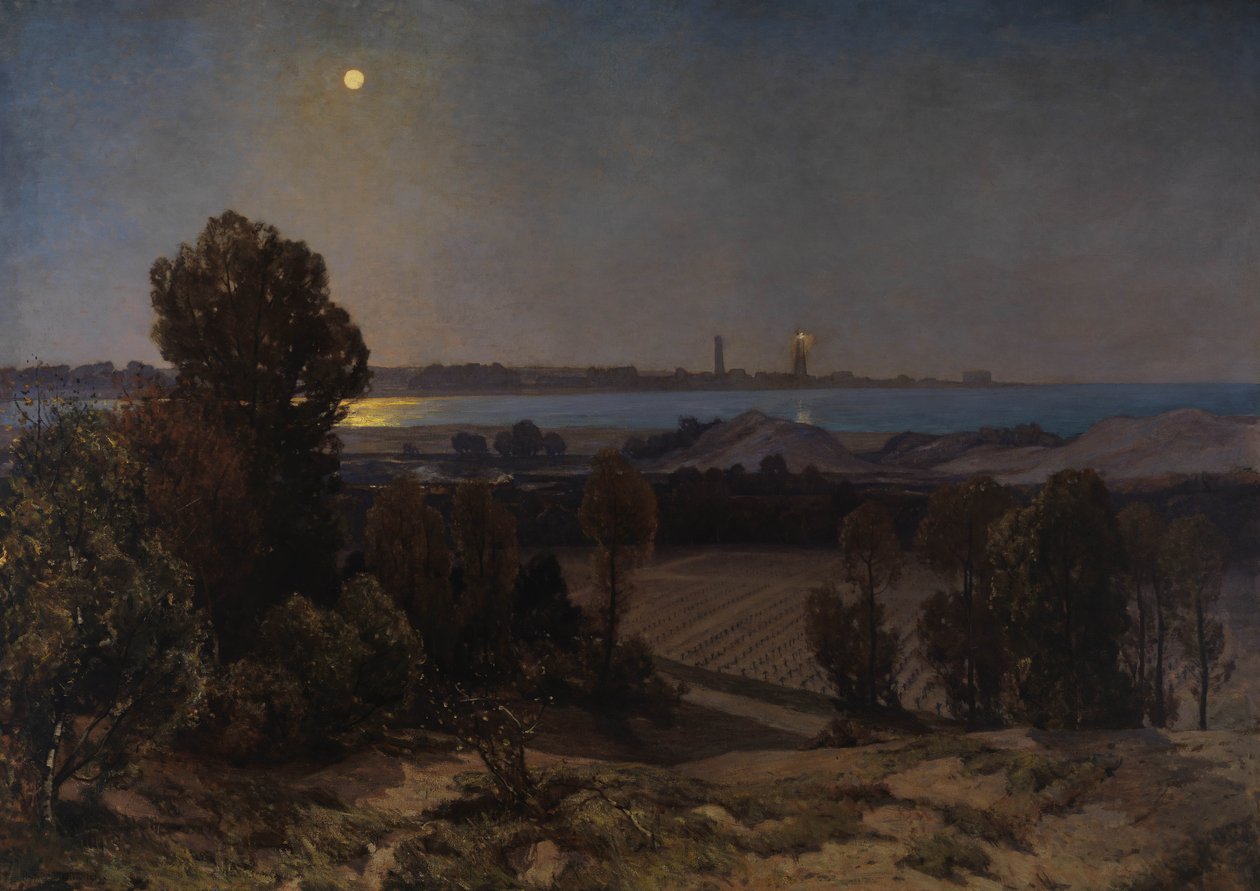 Cmentarz, Pas de Calais, 1919 autorstwa Herbert Hughes Stanton