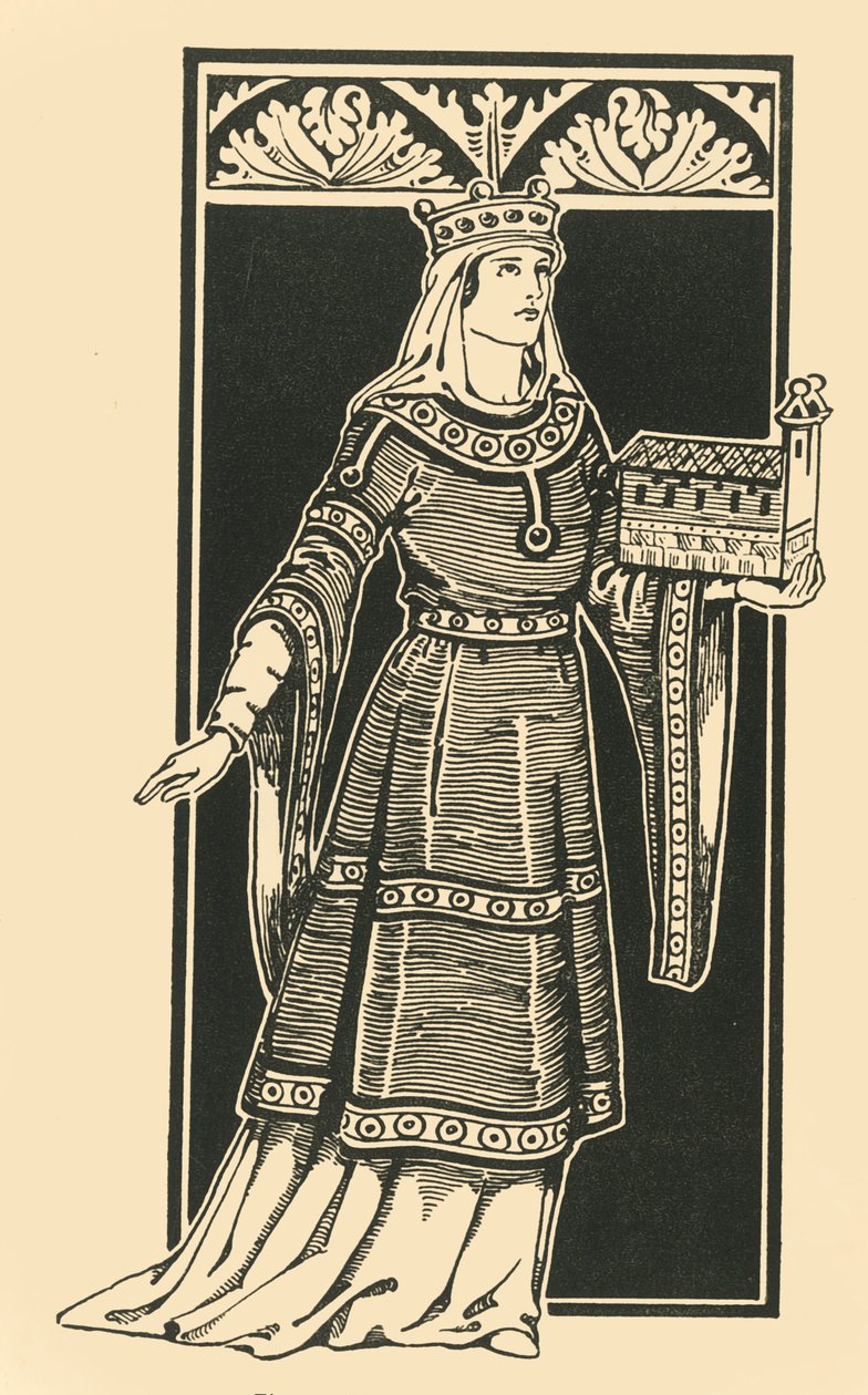 Cesarzowa Cunigunda, 1002-1024, 1924. autorstwa Herbert Norris
