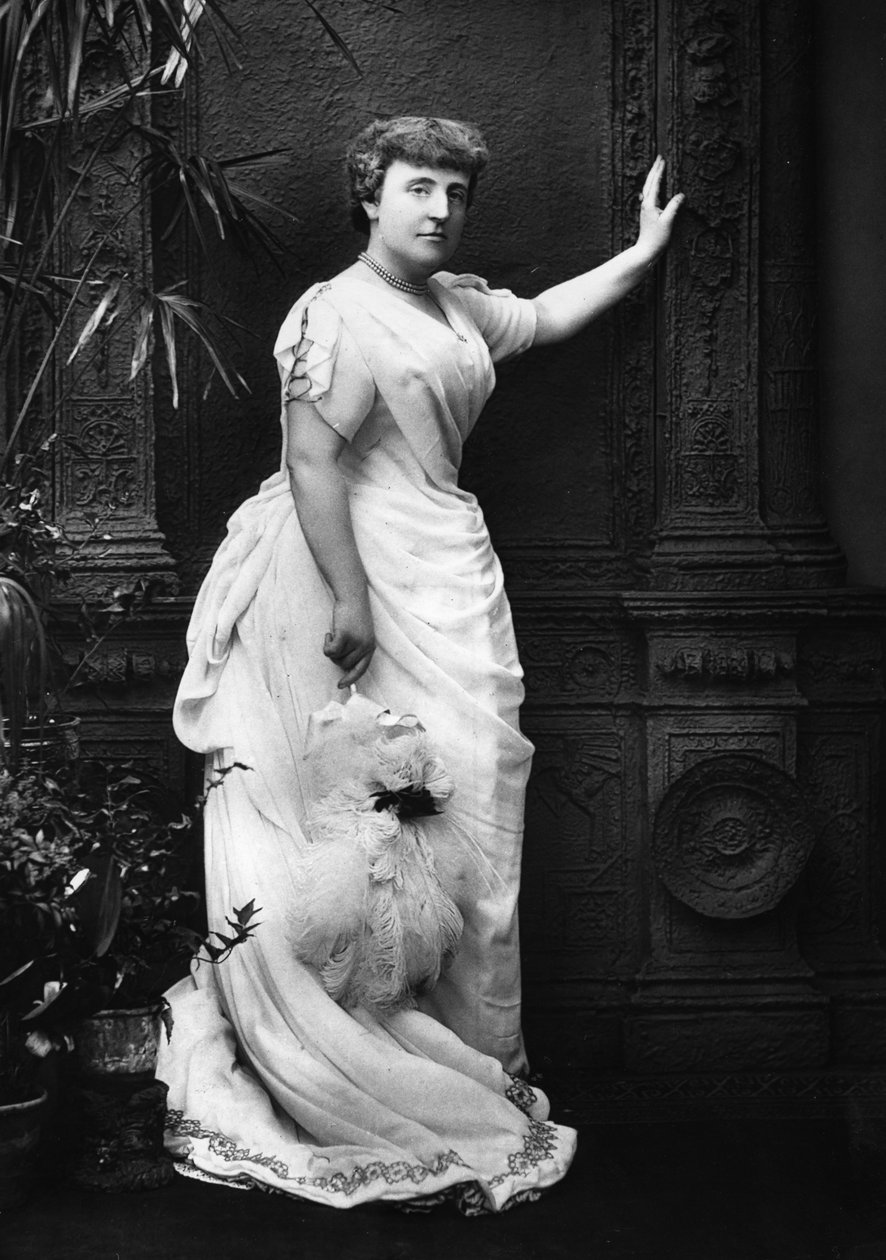 Frances Hodgson Burnett, 1888 r. autorstwa Herbert Rose Barraud