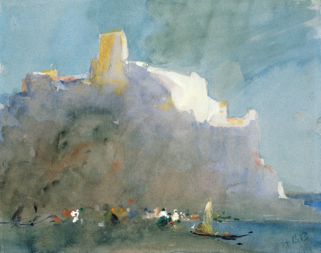 W zatoce Sorrento autorstwa Hercules Brabazon Brabazon