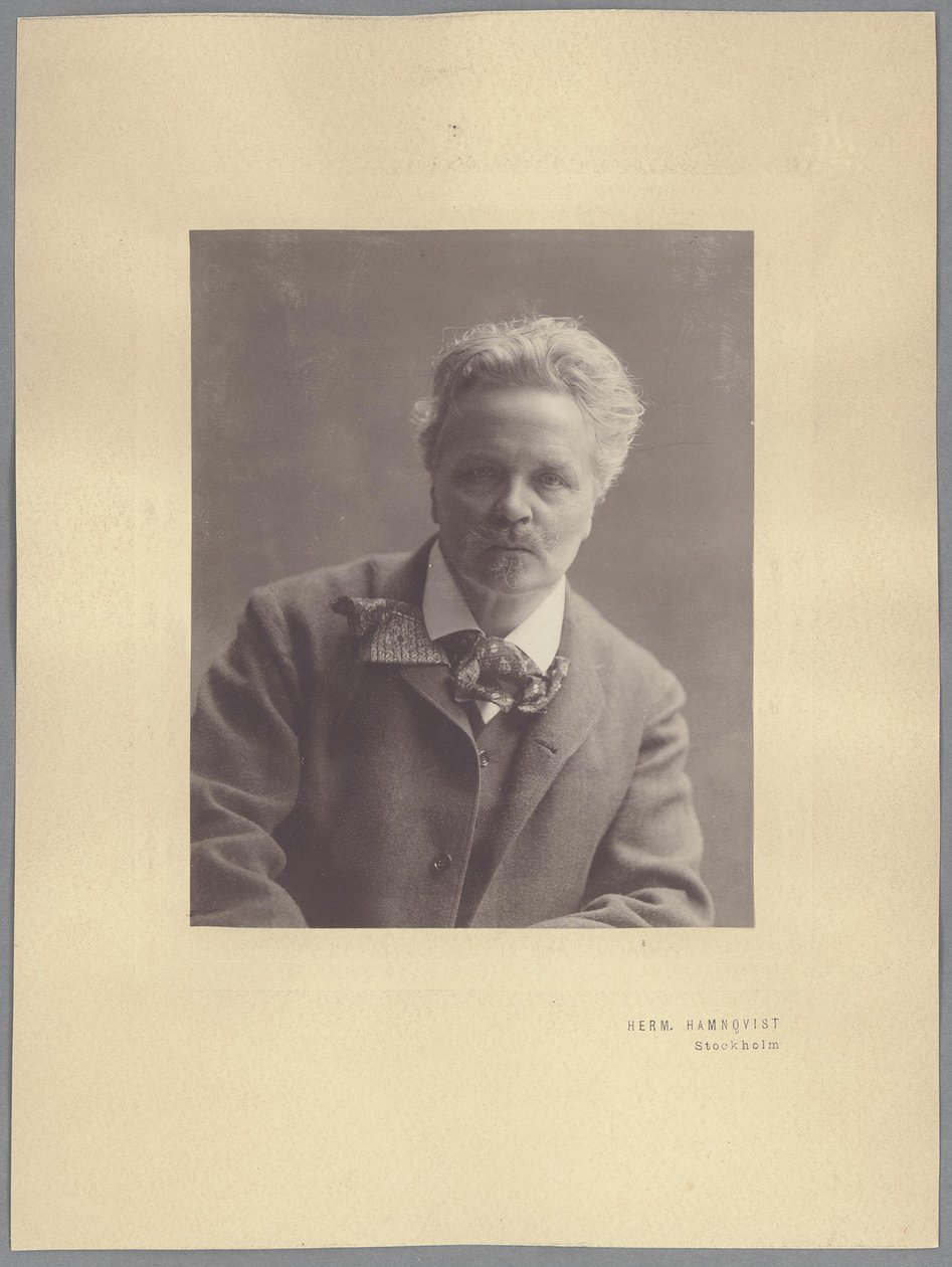 August Strindberg autorstwa Herman Hamnqvist
