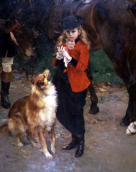„Jaunosios raitelės“ detalė autorstwa Herman Richir