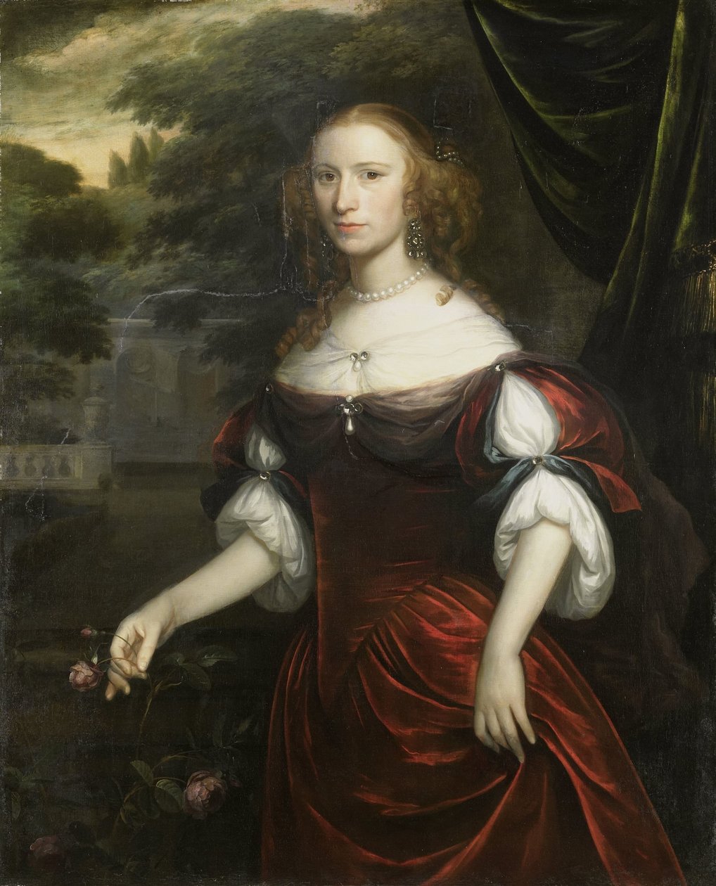 Portret kobiety autorstwa Herman Verelst