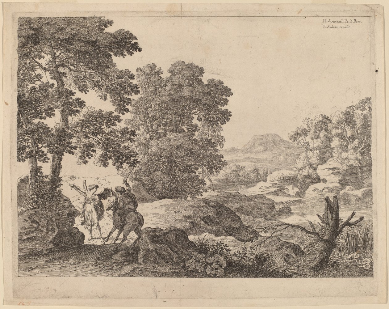 Balaam i Ass autorstwa Herman van Swanevelt