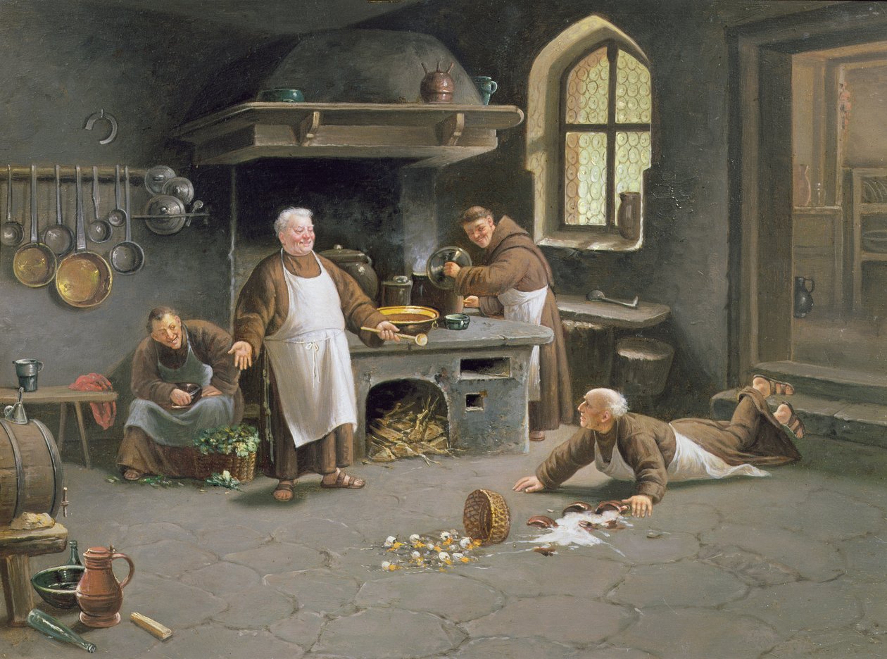 Śliska podłoga autorstwa Hermann Kern