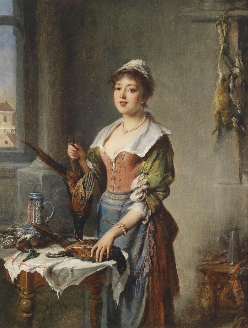 Sprzedawca gier autorstwa Hermann Kern