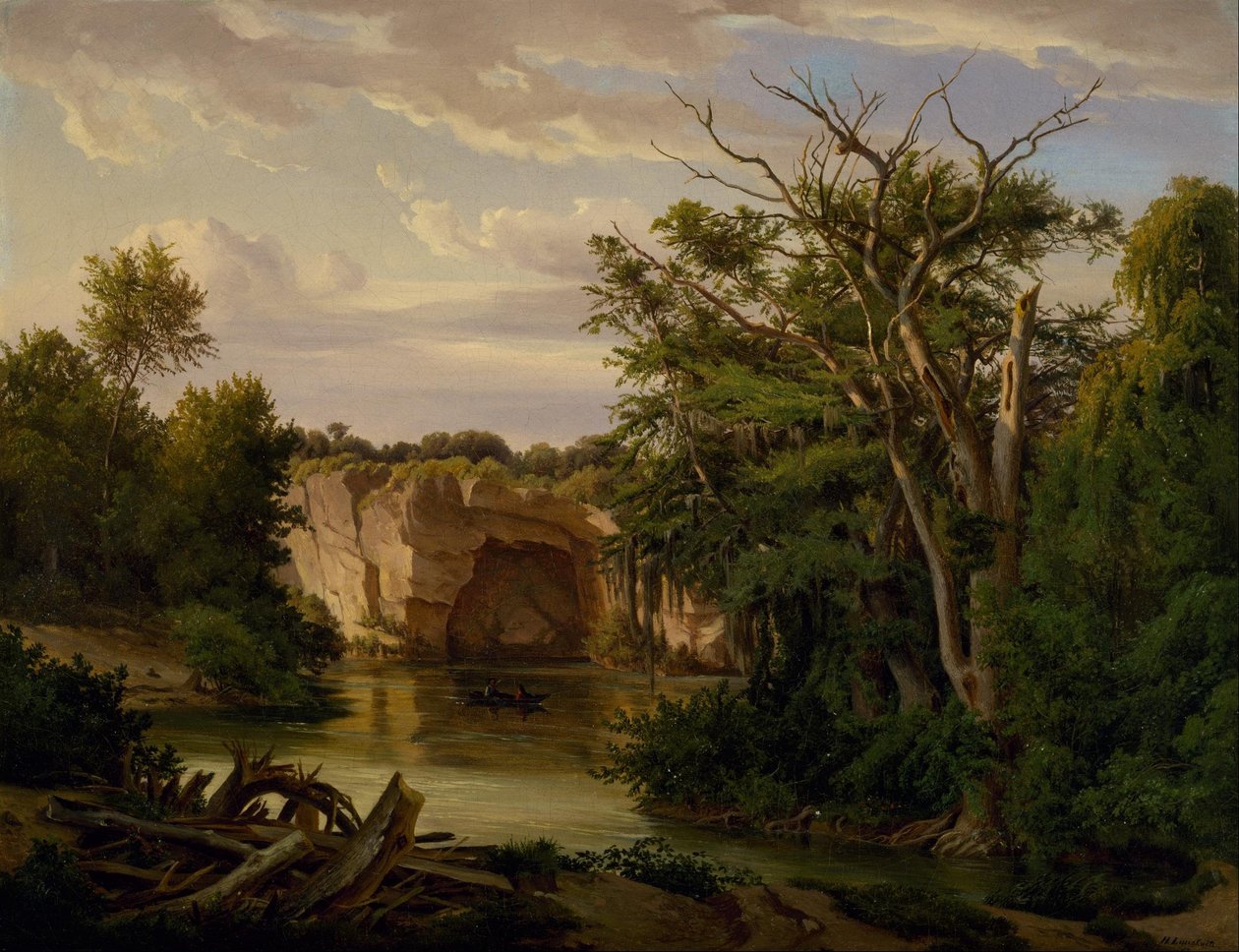 Krajobraz górski autorstwa Carl Hermann Frederick Lungkwitz