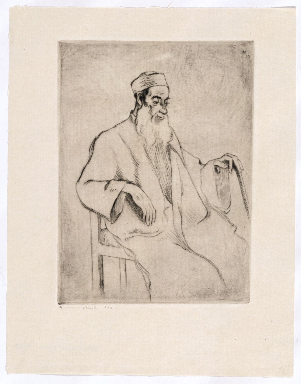 Chacham z Safed autorstwa Hermann Struck