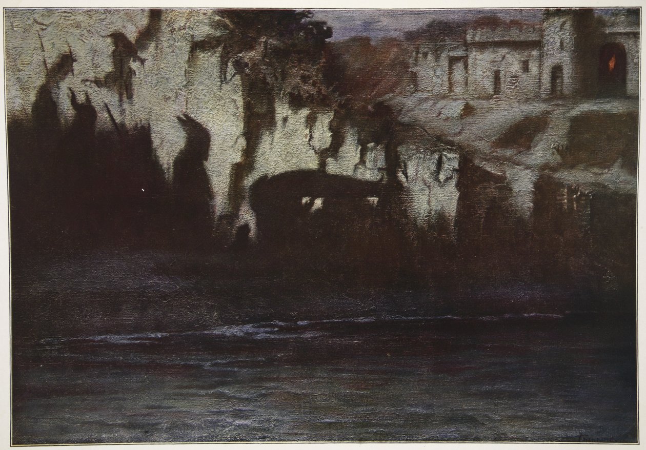 Pogrzeb Siegfrieda, 1906 autorstwa Hermann Hendrich