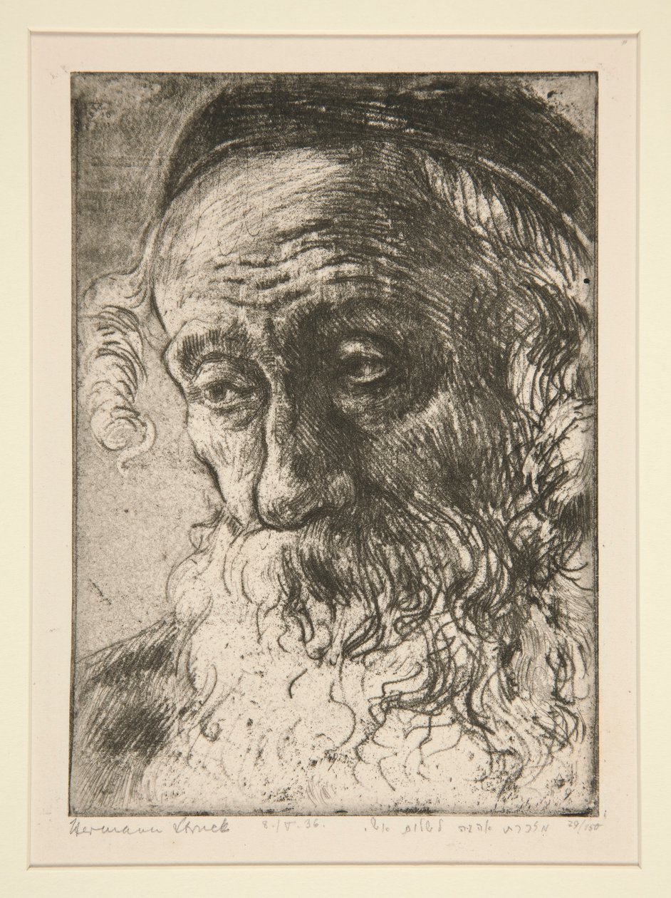 Alte Jude aus Jaffa [Żyd z Jaffy] autorstwa Hermann Struck