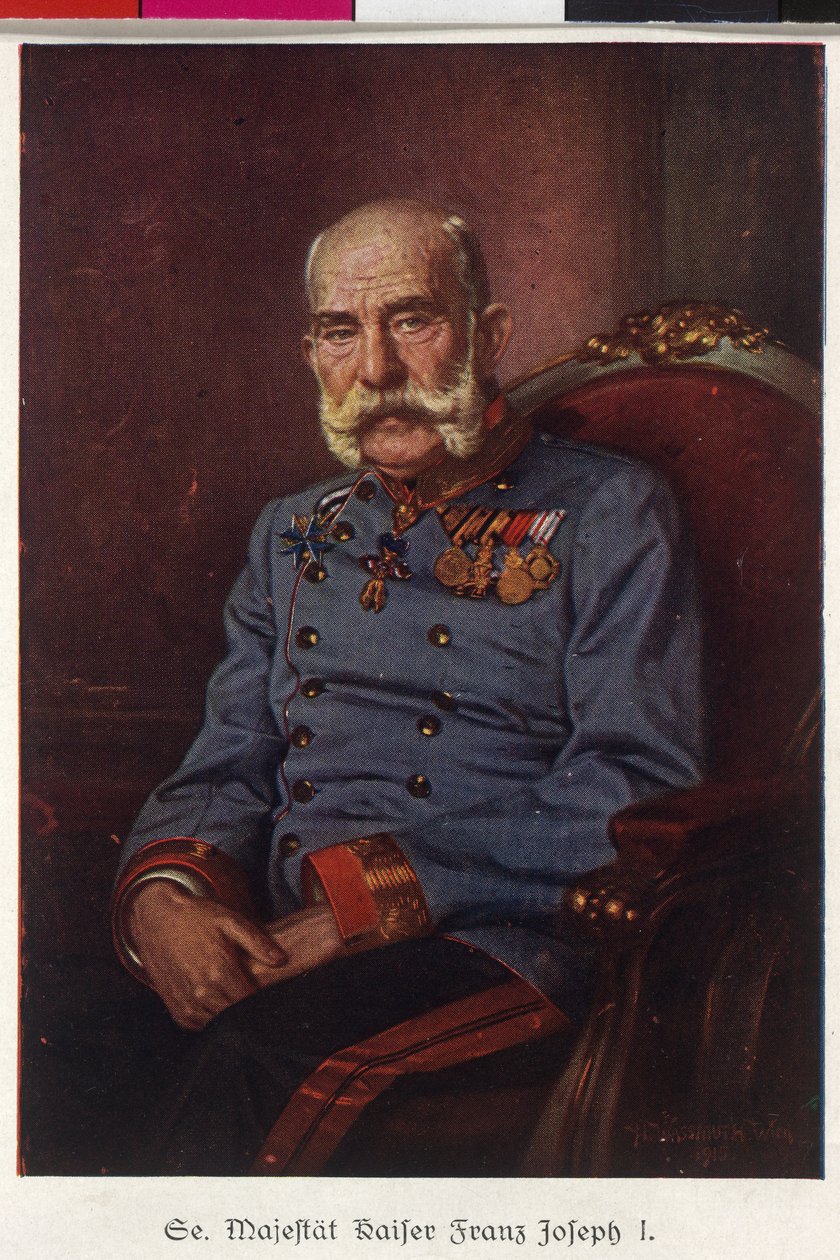 Cesarz Austrii Franciszek Józef I autorstwa Hermann Wassmuth