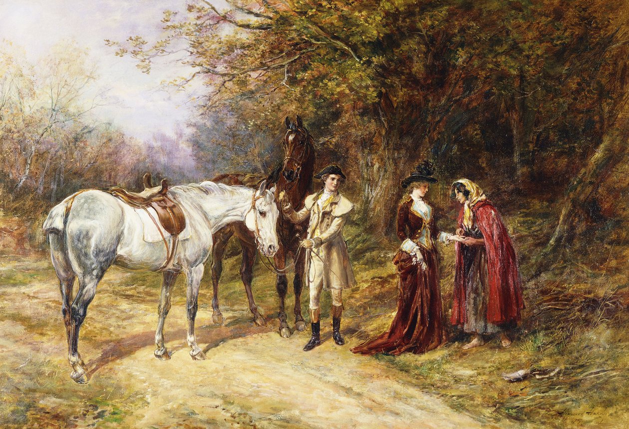 Wróżka, 1907 autorstwa Heywood Hardy