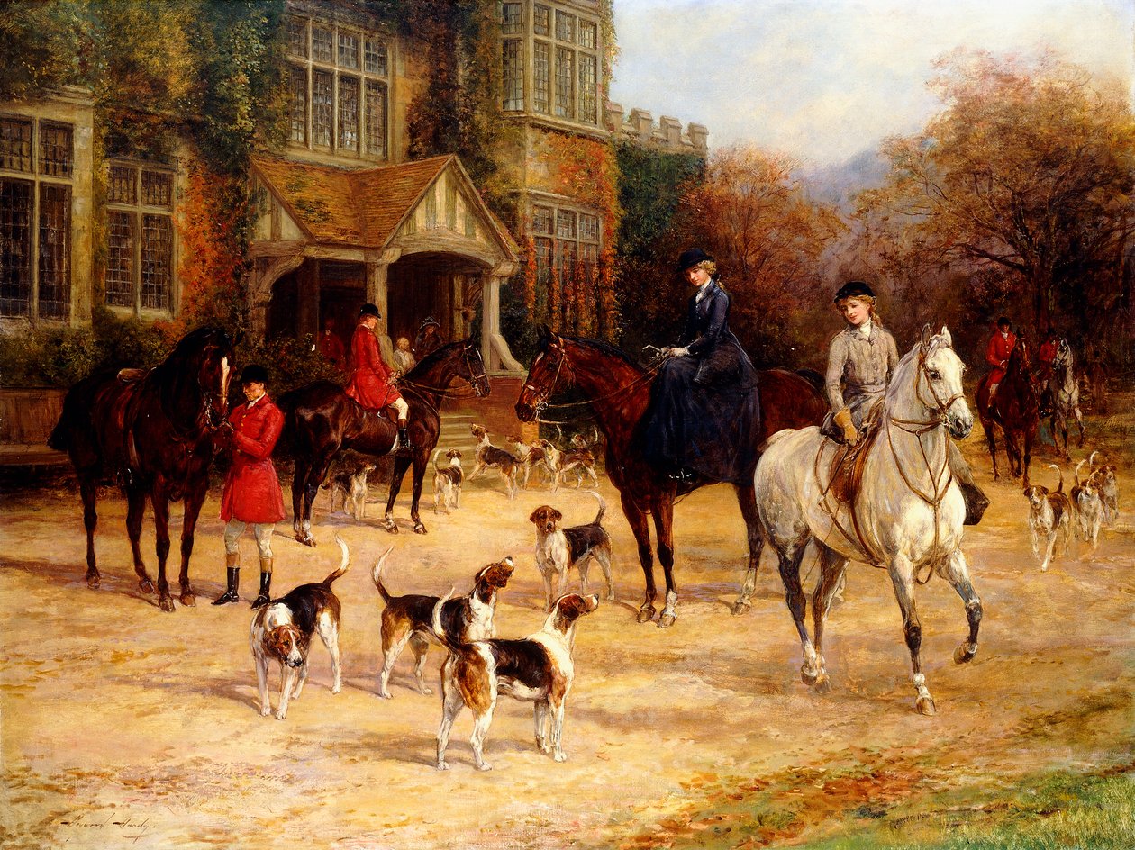 Spotkanie, autorstwa Heywood Hardy