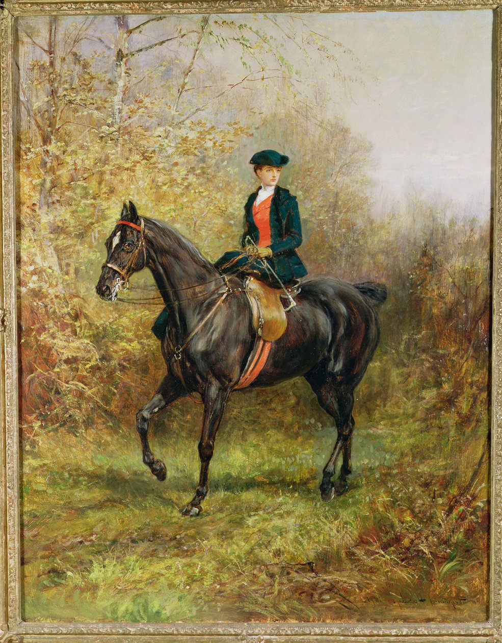 Poranna przejażdżka, 1891 autorstwa Heywood Hardy