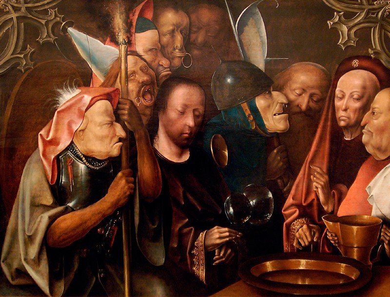 Chrystus przed Piłatem autorstwa Hieronymus Bosch
