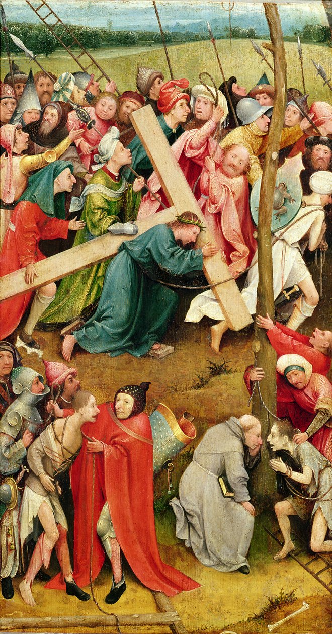 Chrystus niosący krzyż, 1485-90 autorstwa Hieronymus Bosch
