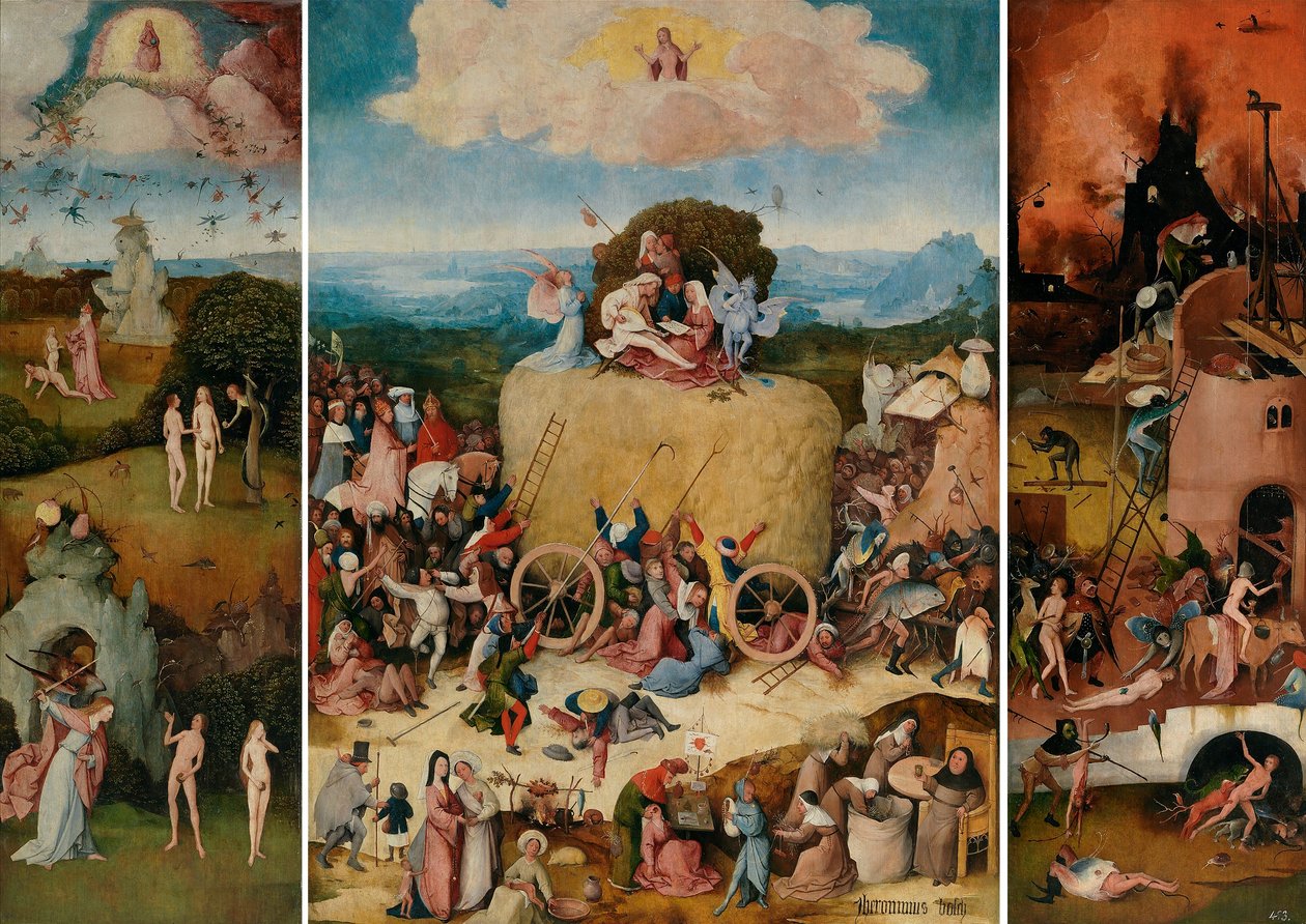 żniwiarz autorstwa Hieronymus Bosch